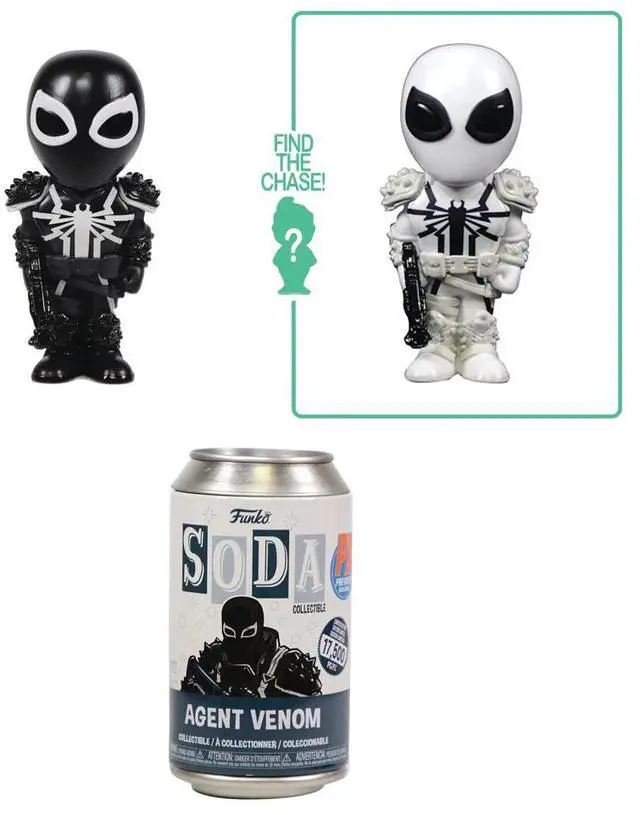 Main image of Funko Vinyl SODA: Marvel - Agent Venom Vinyl Figure Preview Exclusives (PX) SDCC 2023