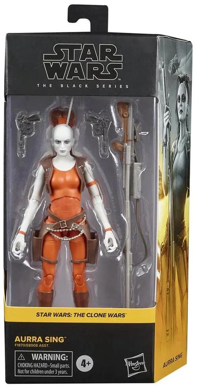 Alt view image 4 of 4 - Star Wars: The Black Series - Aurra Sing (The Clone Wars) 6-Inch Action Figure
