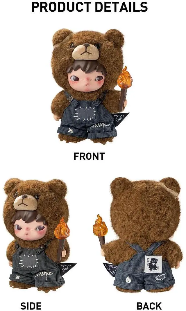 Alt view image 2 of 4 - POP MART: Hirono Living Wild-Fight for Joy Plush Doll