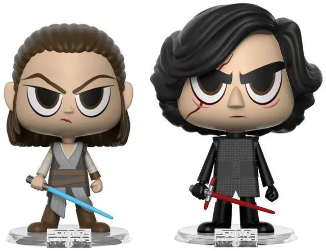Alt view image 2 of 3 - Funko VYNL: Star Wars - Rey and Kylo Ren Vinyl Figures