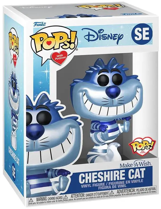 Alt view image 3 of 9 - Funko POP! Make A Wish - Cheshire Cat (Metallic) Vinyl Figure