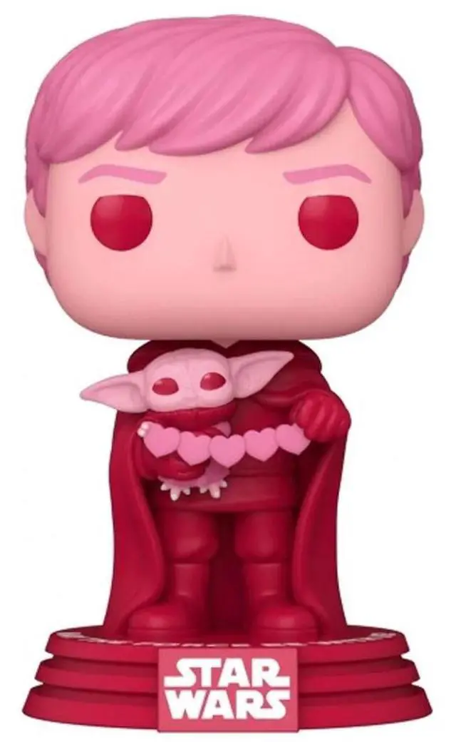 Alt view image 2 of 3 - Funko POP! Star Wars: Valentines - Luke and Grogu Vinyl Figure #494