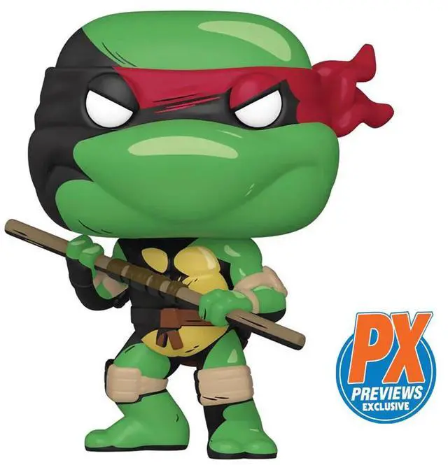 Alt view image 2 of 3 - Funko POP! Teenage Mutant Ninja Turtles - Donatello (Comic Version) Vinyl Figure #33 Preview Exclusives (PX)