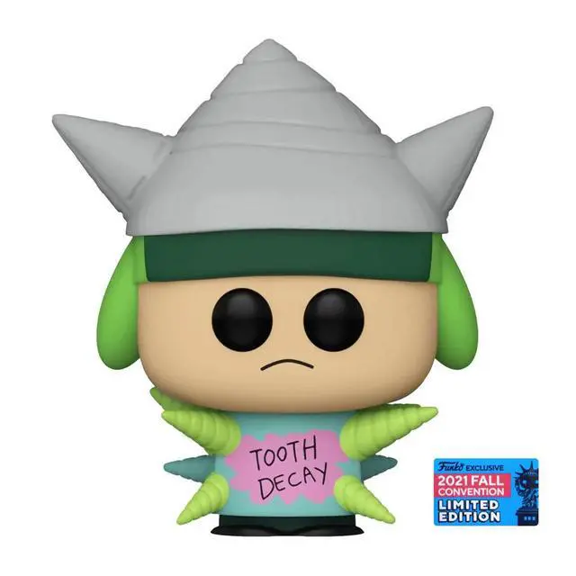 Alt view image 2 of 3 - Funko POP! South Park - Kyle as Tooth Decay Vinyl Figure #35 2021 Fall Convention Exclusive