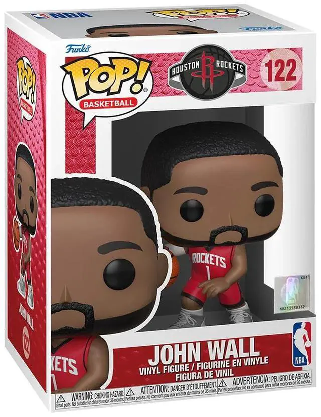 Alt view image 5 of 5 - FUNKO POP! NBA: Rockets-John Wall (Red Jersey)