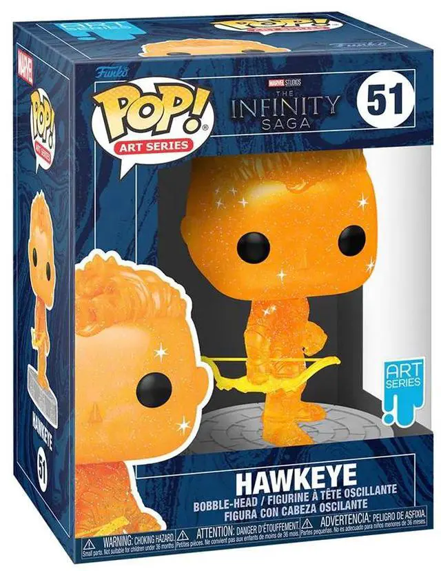Alt view image 7 of 7 - FUNKO POP! ARTIST SERIES: Infinity Saga- Hawkeye (Orange)
