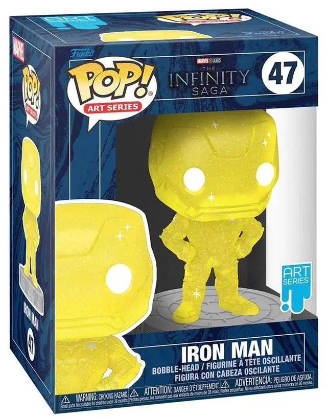 Alt view image 4 of 4 - FUNKO POP! ARTIST SERIES: Infinity Saga- Iron Man (Yellow)