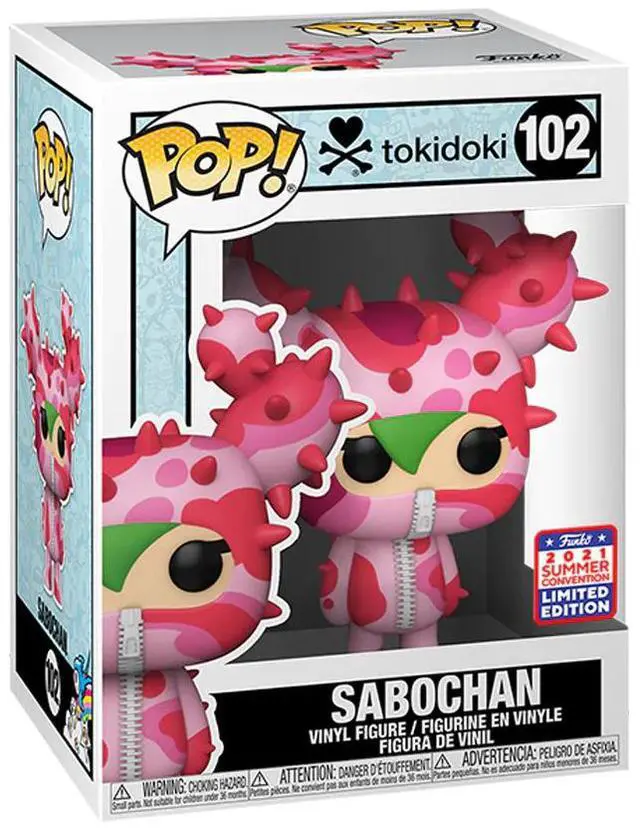 Alt view image 3 of 3 - Funko POP! Tokidoki - Sabochan Vinyl Figure #102 2021 Summer Convention Exclusive