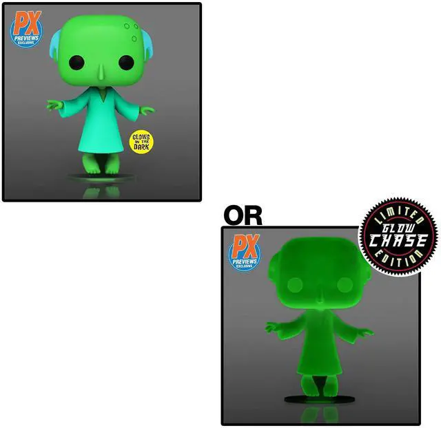 Main image of Funko POP! The Simpsons - Glowing Mr. Burns Vinyl Figure #1162 Preview Exclusives (PX)