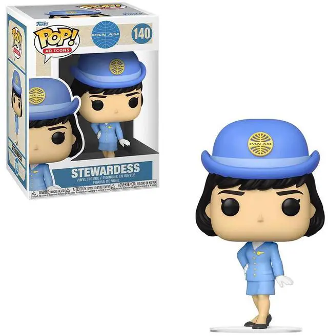 Alt view image 3 of 3 - FUNKO POP! AD ICONS: Pan Am- Stewardess w/o Bag