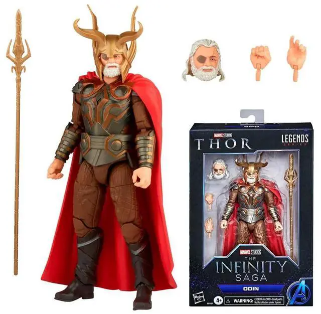 Alt view image 9 of 9 - HASBRO MARVEL LEGENDS THOR THE INFINITY SAGA ODIN 6" ACTION FIGURE