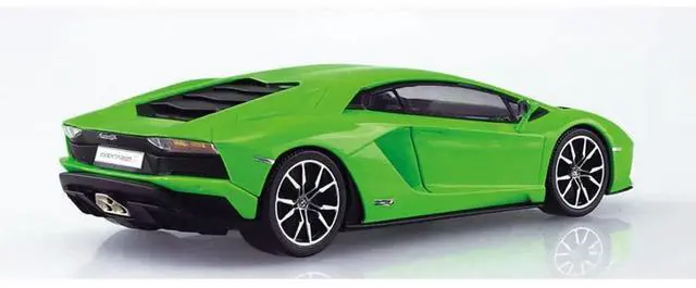 Alt view image 4 of 5 - Aoshima: 1/32 The Snap Kit Lamborghini Aventador S (Pearl Green) Scale Model Kit #12-D