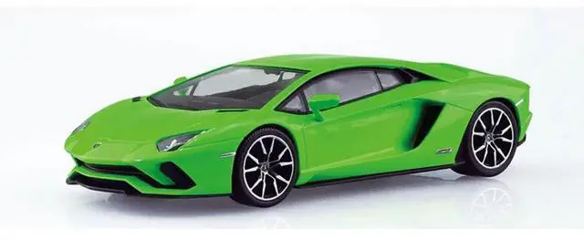 Alt view image 3 of 5 - Aoshima: 1/32 The Snap Kit Lamborghini Aventador S (Pearl Green) Scale Model Kit #12-D