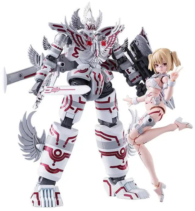 Main image of Aoshima: Gattai Robot Atlanger - ACKS Atlanger and Omega Model Kit Set Scale Model Kit
