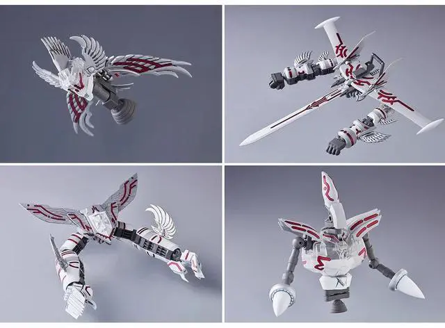 Alt view image 6 of 6 - Aoshima: Gattai Robot Atlanger - ACKS Atlanger and Omega Model Kit Set Scale Model Kit