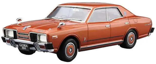 Alt view image 2 of 7 - Aoshima: 1/24 Nissan P332 Cedri/Gloria 4HT 280E Brougham '78 Scale Model Kit #53