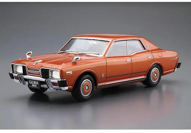 Alt view image 3 of 7 - Aoshima: 1/24 Nissan P332 Cedri/Gloria 4HT 280E Brougham '78 Scale Model Kit #53