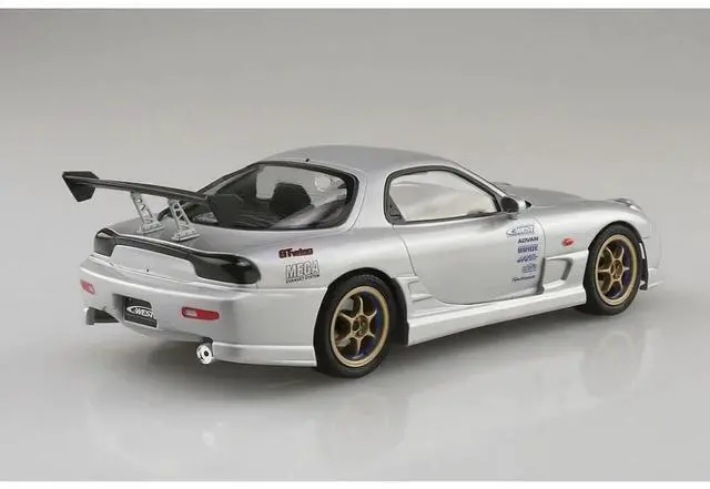 Alt view image 4 of 5 - Aoshima: 1/24 The Tuned Car - FD3S RX-7 C-WEST Mazda '99 Scale Model Kit #69