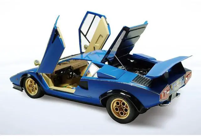 Alt view image 5 of 5 - Aoshima: 1/24 '76 WOLF Countach Version 2 Scale Model Kit #18