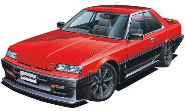 Alt view image 6 of 8 - AOSHIMA 1/24 NISSAN Jenesis Skyline DR30 Tuned Car Model Kit (1984)