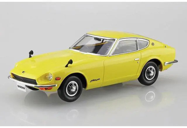 Alt view image 3 of 5 - Aoshima: 1/32 The Snap Kit Nissan S30 Fairlady Z (Yellow) Scale Model Kit #13-C