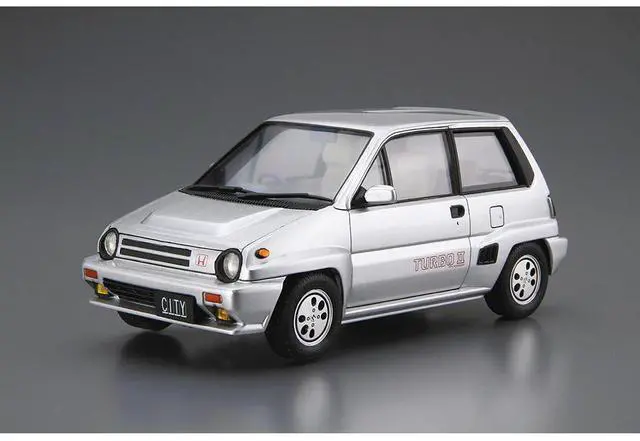 Alt view image 3 of 4 - Aoshima: 1/24 Honda AA City Turbo II '85 Scale Model Kit #60