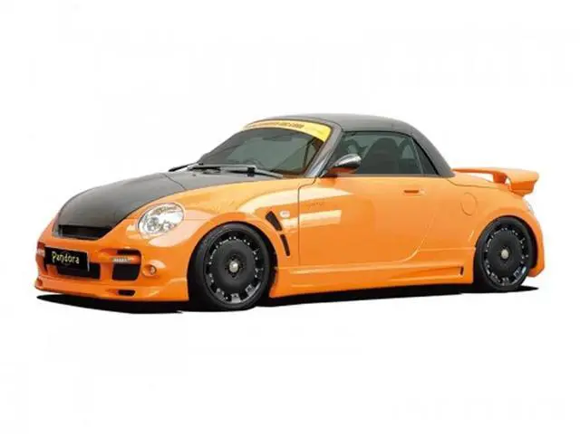 Alt view image 3 of 6 - Aoshima: 1/24 Pandora Type 887 EVO II L880K Copen '02 (Daihatsu) Scale Model Kit #51