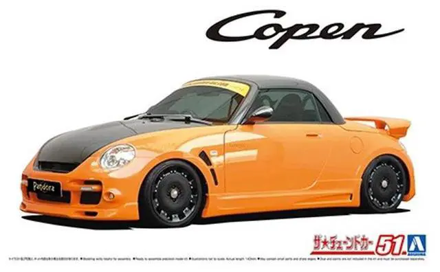 Alt view image 2 of 6 - Aoshima: 1/24 Pandora Type 887 EVO II L880K Copen '02 (Daihatsu) Scale Model Kit #51