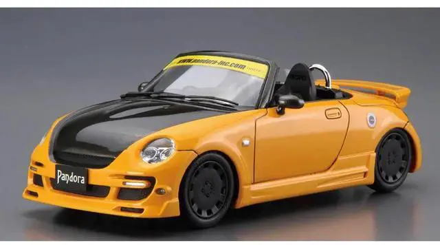 Alt view image 4 of 6 - Aoshima: 1/24 Pandora Type 887 EVO II L880K Copen '02 (Daihatsu) Scale Model Kit #51