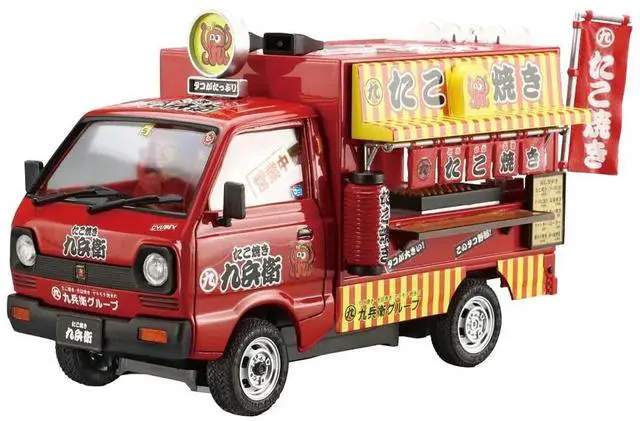 Main image of Aoshima: 1/24 Catering Machine Series - Takoyaki Hachirou Scale Model Kit #5