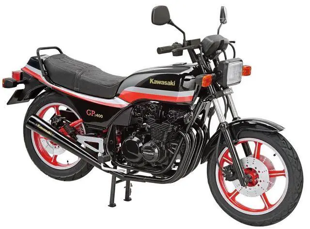 Alt view image 2 of 6 - Aoshima: 1/12 Kawasaki KZ400M Z400GP '82 with Custom Parts Scale Model Kit #57