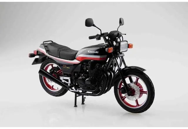 Alt view image 3 of 6 - Aoshima: 1/12 Kawasaki KZ400M Z400GP '82 with Custom Parts Scale Model Kit #57