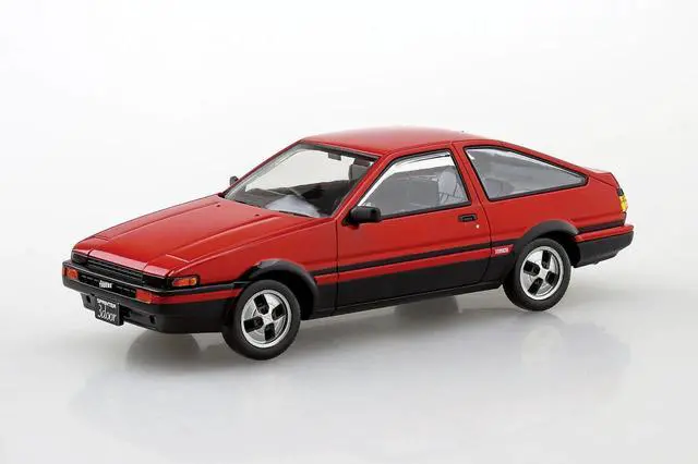 Alt view image 3 of 4 - Aoshima: 1/32 The Snap Kit Toyota Sprinter Trueno (High-Flash Two Tone) 1/32 Scale Model Kit #16-B