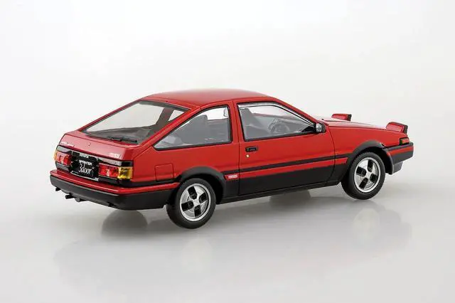 Alt view image 4 of 4 - Aoshima: 1/32 The Snap Kit Toyota Sprinter Trueno (High-Flash Two Tone) 1/32 Scale Model Kit #16-B