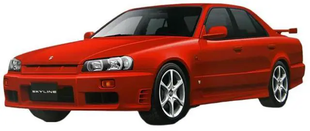 Main image of Aoshima: 1/24 NISSAN ER34 SKYLINE 25GT-X TURBO '98 Scale Model Kit #98