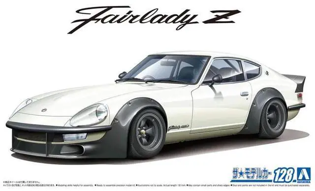 Main image of Aoshima: 1/24 NISSAN S30 Fairlady Z AERO CUSTOM Ver. 2 '75 Scale Model Kit #128