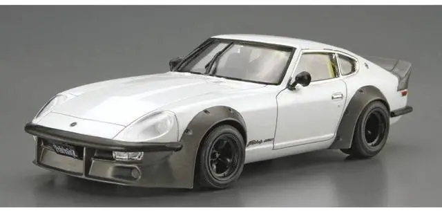 Alt view image 3 of 5 - Aoshima: 1/24 NISSAN S30 Fairlady Z AERO CUSTOM Ver. 2 '75 Scale Model Kit #128