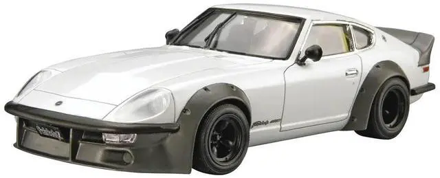 Alt view image 2 of 5 - Aoshima: 1/24 NISSAN S30 Fairlady Z AERO CUSTOM Ver. 2 '75 Scale Model Kit #128