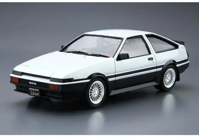 Alt view image 3 of 4 - Aoshima: 1/24 Toyota AE86 Sprinter Trueno GT-APEX '85 Scale Model Kit #05