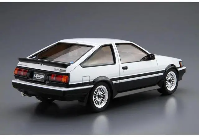Alt view image 4 of 4 - Aoshima: 1/24 TOYOTA AE86 COROLLA LEVIN GT-APEX '85 Scale Model Kit #17