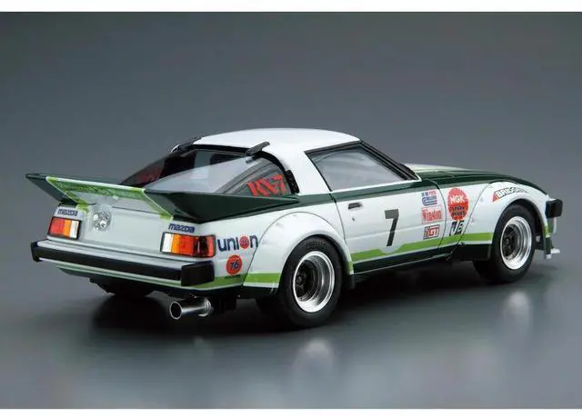 Alt view image 4 of 4 - Aoshima: 1/24 MAZDA SA22C RX-7 Daytona '79 Scale Model Kit #22