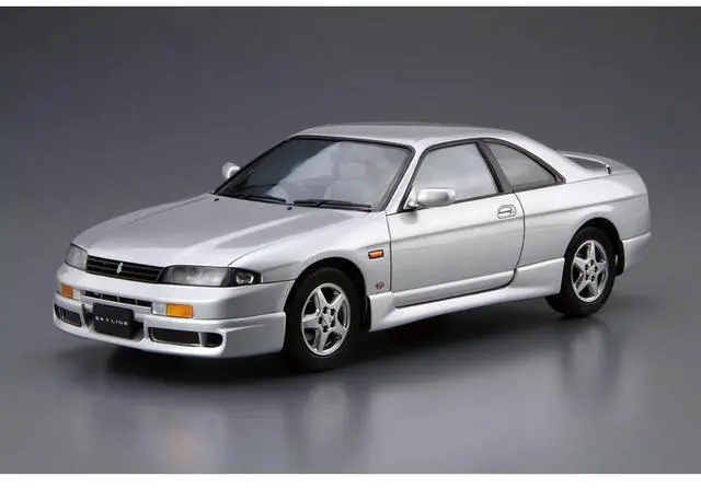 Alt view image 3 of 4 - Aoshima: 1/24 NISSAN ECR33 SKYLINE GTS25T Type M '94 Scale Model Kit #94