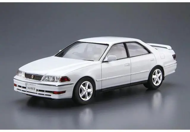 Alt view image 3 of 6 - Aoshima: 1/24 TOYOTA JZX100 MARKII TOURER V '00 Scale Model Kit #100
