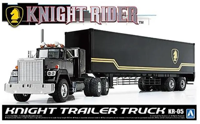 Main image of Aoshima: 1/28 KNIGHT TRAILER TRUCK Scale Model Kit #KR-05