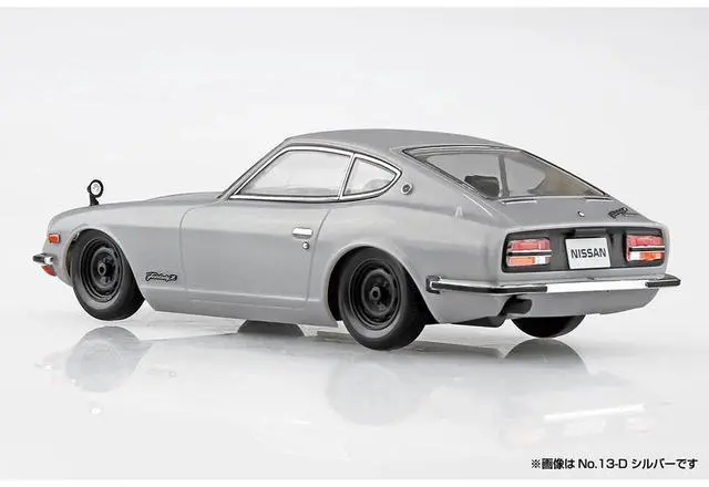 Alt view image 5 of 6 - Aoshima: 1/32 The Snap Kit Nissan S30 FAIRLADY Z (Silver) Scale Model Kit #13-D