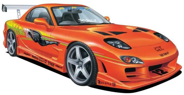 Alt view image 3 of 6 - Aoshima: 1/24 BOMEX FD3S RX-7 '99 (MAZDA) Scale Model Kit #74
