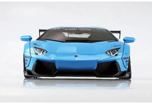 Alt view image 5 of 6 - Aoshima: 1/24 LB-Works Lamborghini Aventador Ver. 1 Scale Model Kit #17