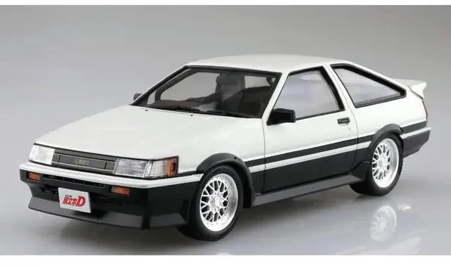 Alt view image 4 of 5 - Aoshima: Initial D - 1/24 Akiyama Wataru AE86 Levin (Toyota) Scale Model Kit #13