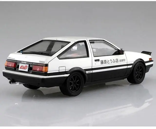 Alt view image 4 of 6 - Aoshima: Initial D - Takumi Fujiwara's AE86 Trueno (Project D Ver.) 1/24 Scale Model Kit
