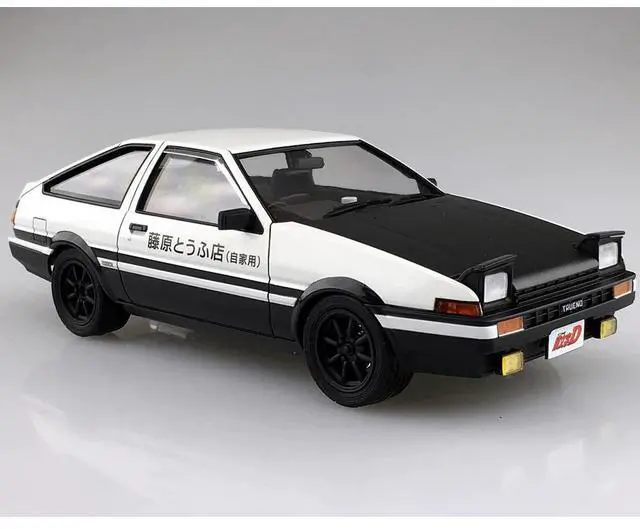 Alt view image 2 of 6 - Aoshima: Initial D - Takumi Fujiwara's AE86 Trueno (Project D Ver.) 1/24 Scale Model Kit